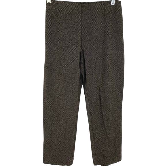 J. Jill Pants - J. Jill Womens Trouser Pants Twill Office Casual Pull On Brown Size Large Petite